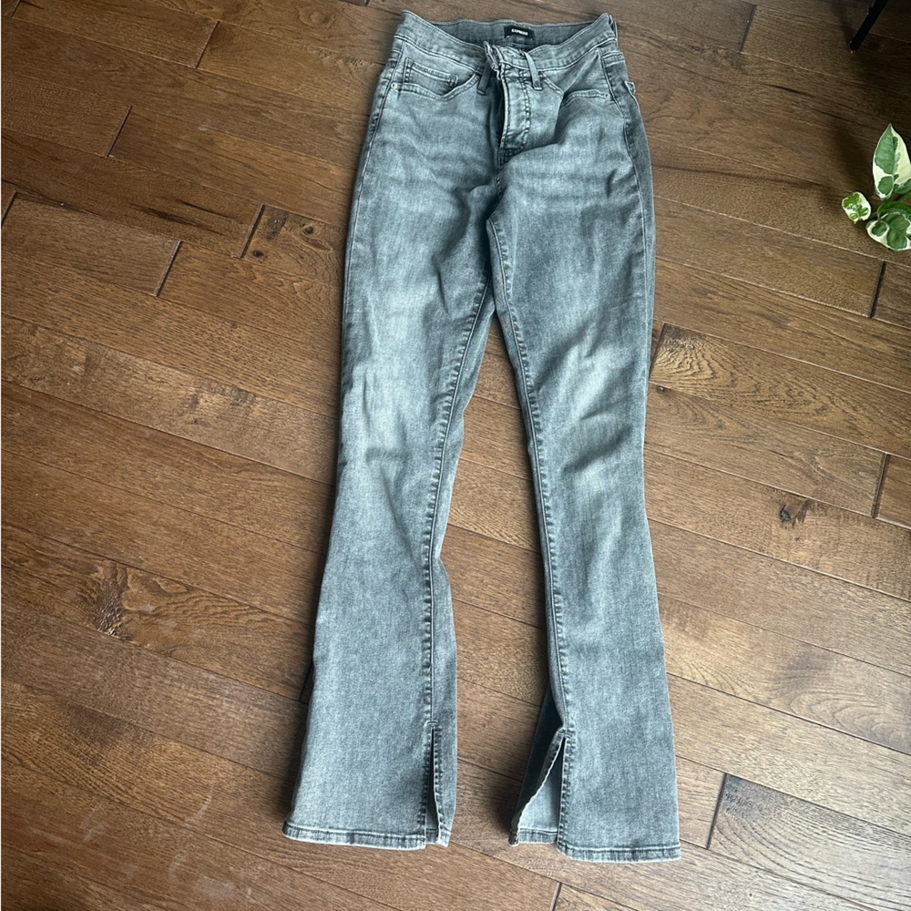 Express Gray Women Jeans